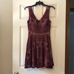 Size small wine colored dress